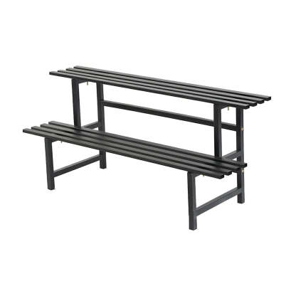 Black Metal Multi-Tier Plant Rack