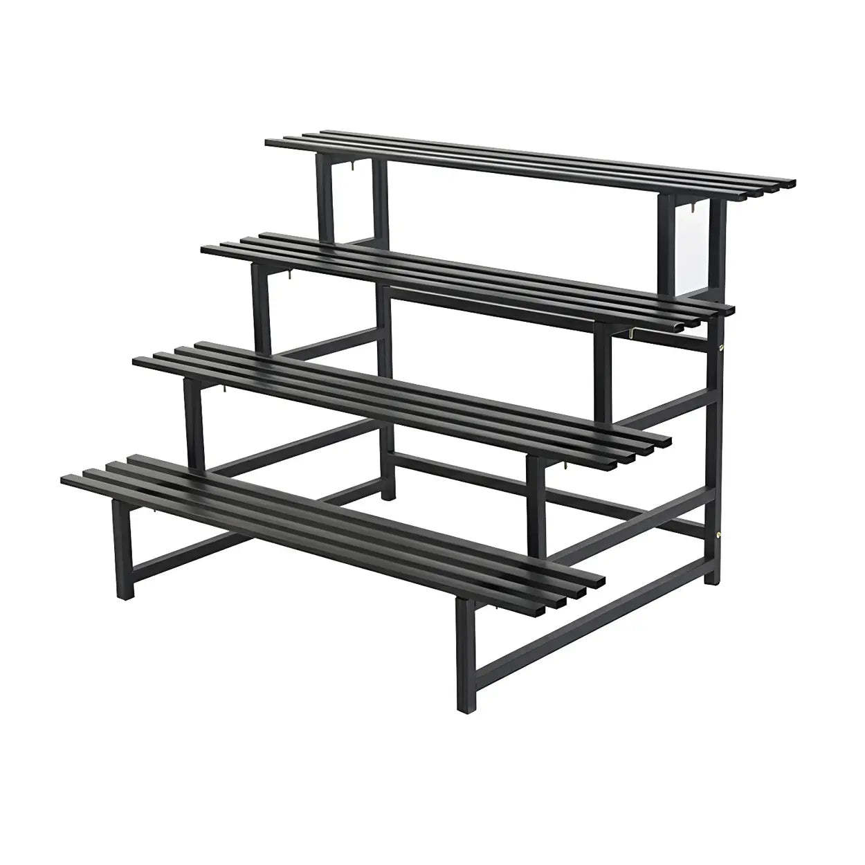 Black Metal Multi-Tier Plant Rack
