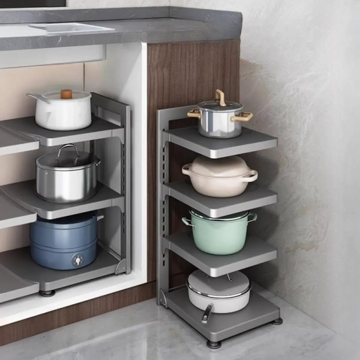 Stainless Steel Kitchen Appliance Baker's Rack