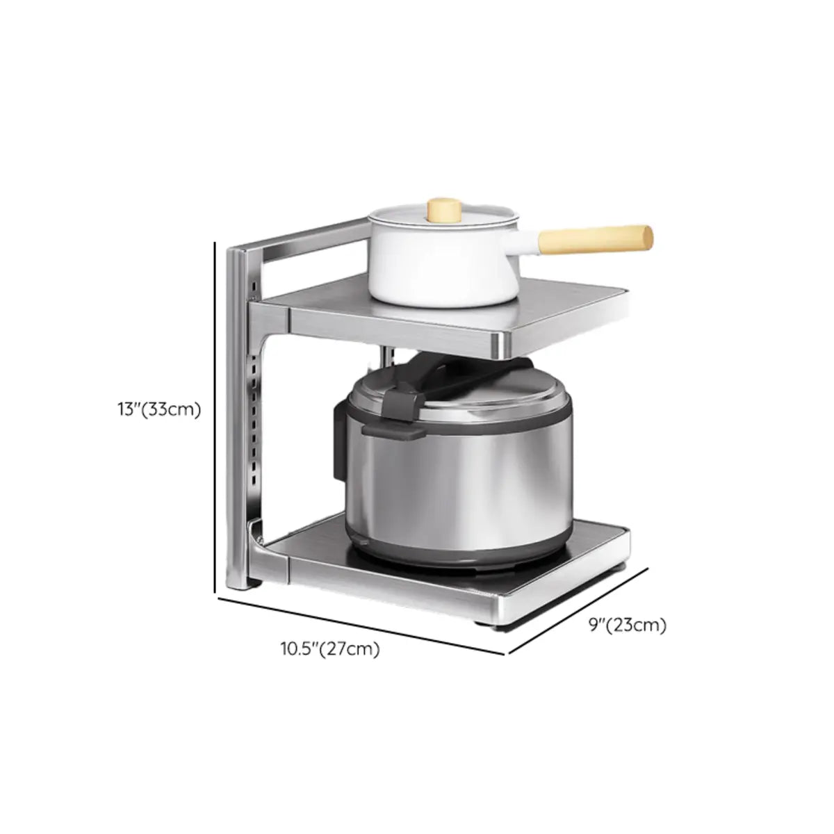 Stainless Steel Kitchen Appliance Baker's Rack