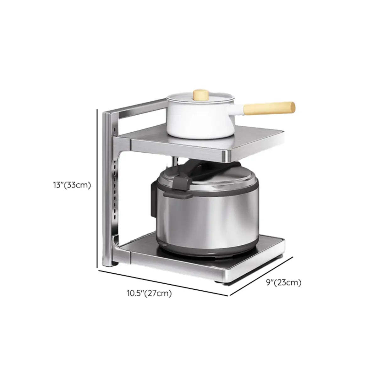 Stainless Steel Kitchen Appliance Baker's Rack