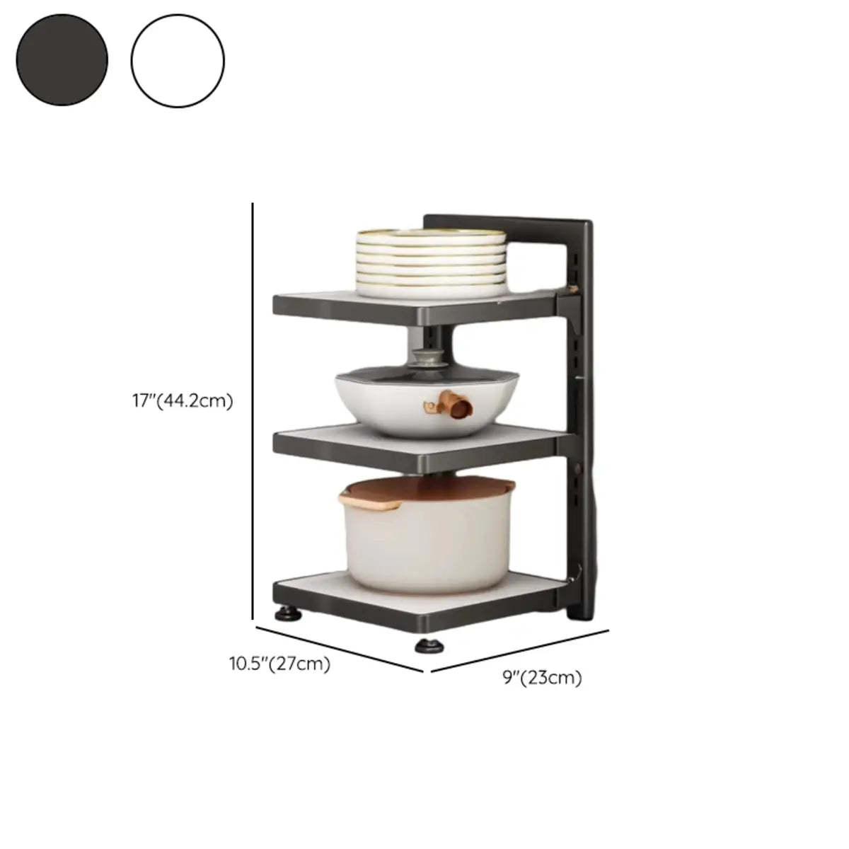 Stainless Steel Kitchen Appliance Baker's Rack