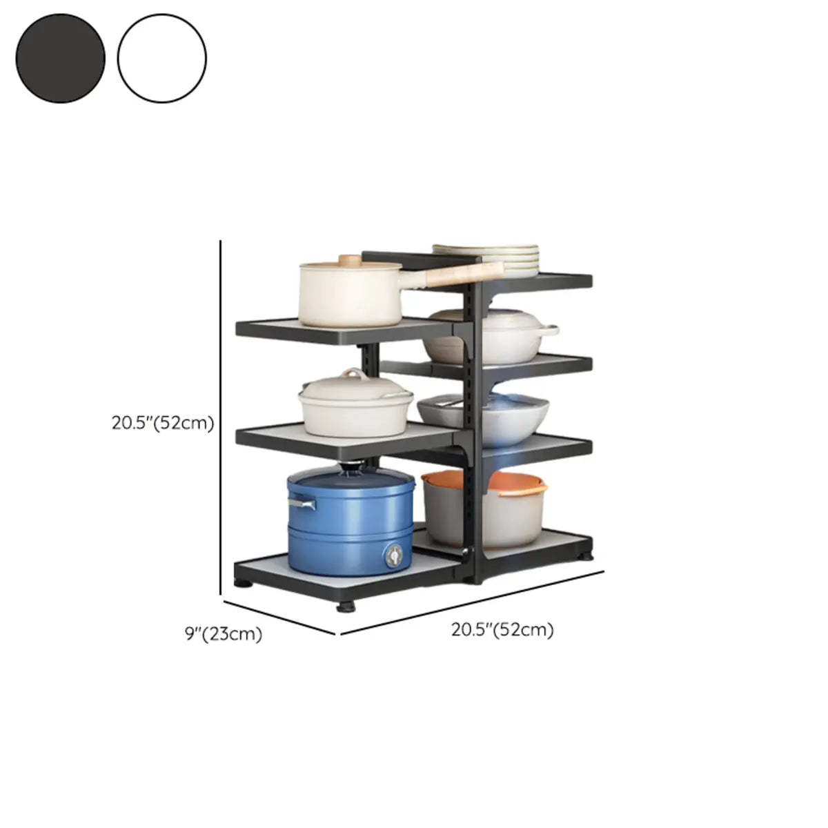 Stainless Steel Kitchen Appliance Baker's Rack