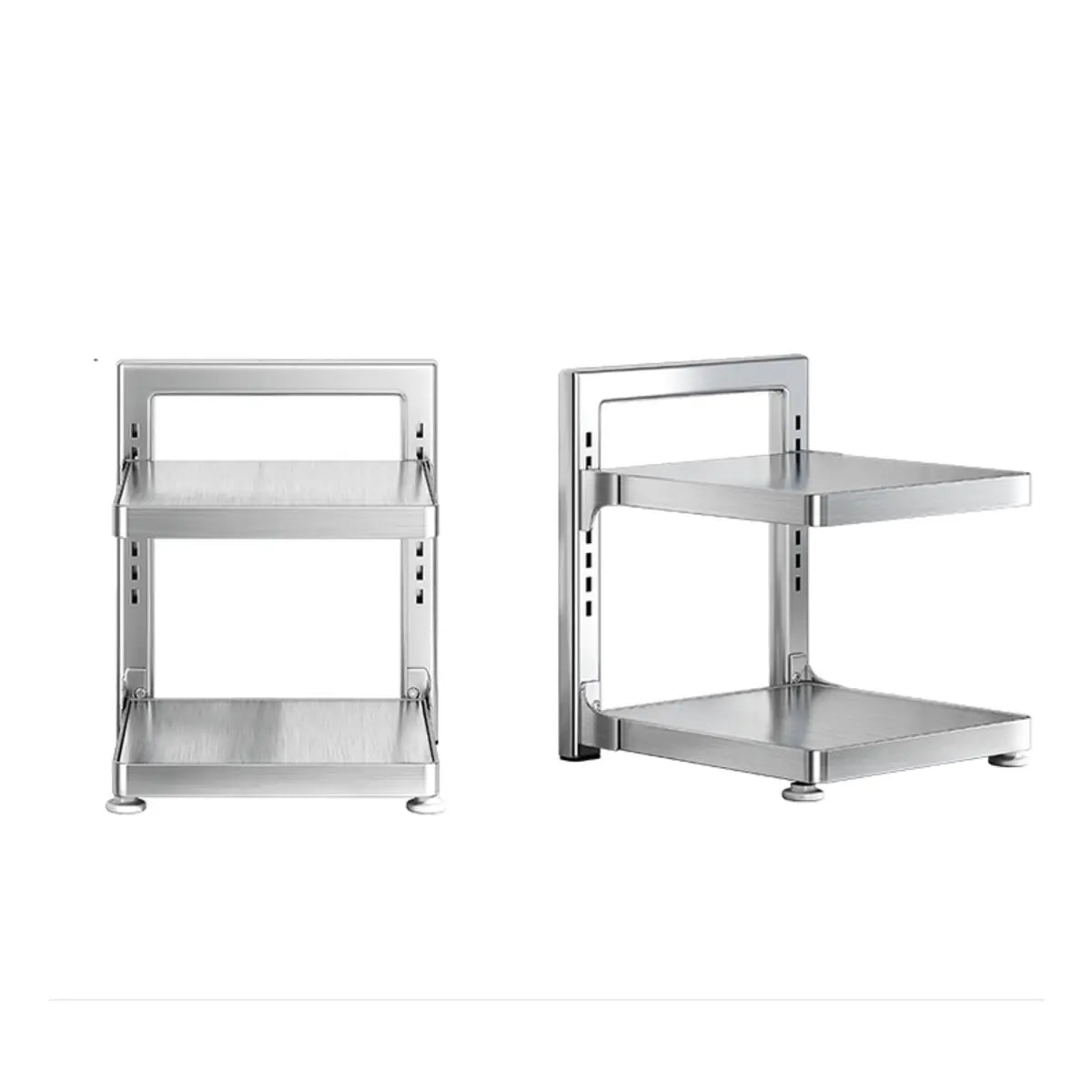 Stainless Steel Kitchen Appliance Baker's Rack — White