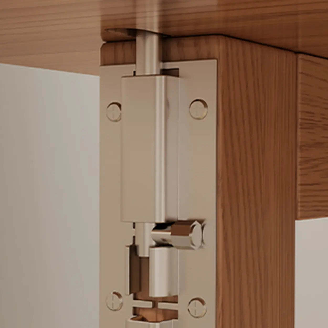 Foldable Rectangular Wood Computer Desk