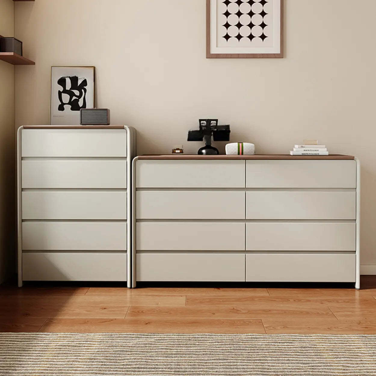 Wood Multi-Drawer Dresser