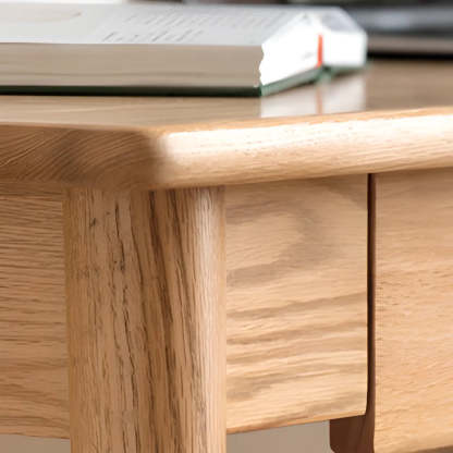 Wood Computer Desk with Drawers
