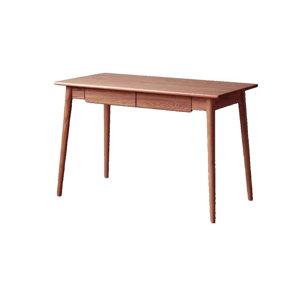 Modern drawers computer wood desks — 47" L x 24" W x 30" H / Nut & Brown
