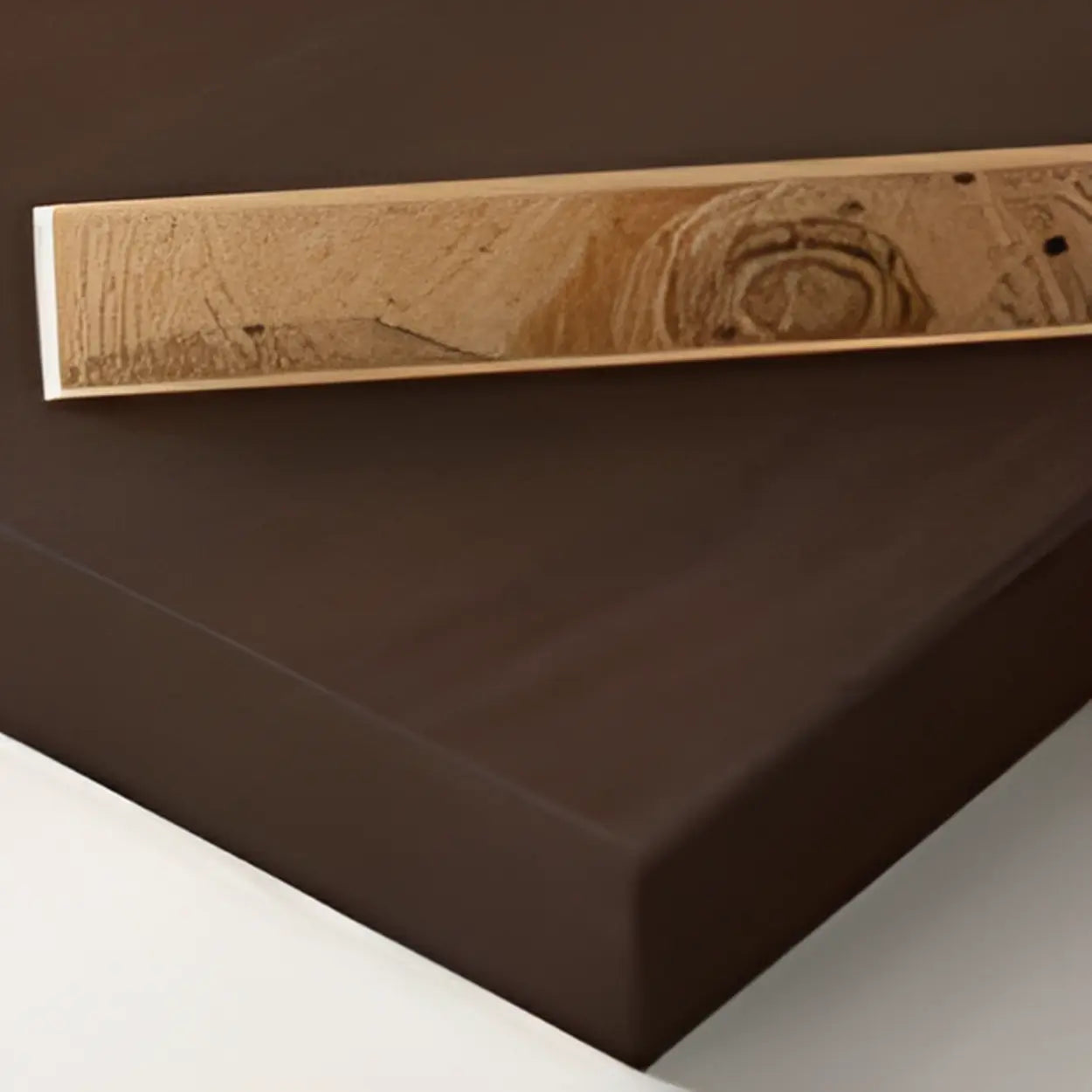 Wood Computer Desk with Hutch and Storage — Natural Finish / Table Only