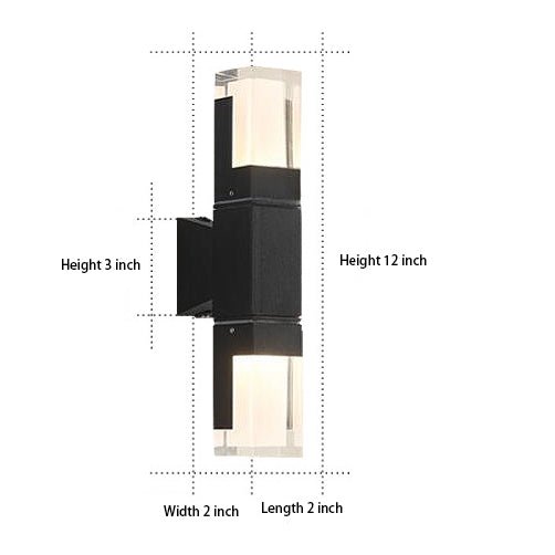 Outdoor Wall Up/Downlight Waterproof Garage Exterior Wall Lights-Lighom
