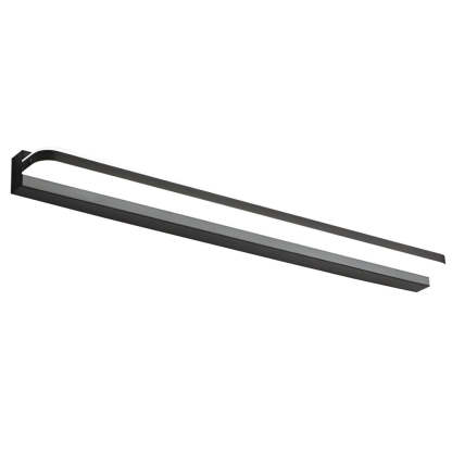 LED Bathroom Vanity Light with Wall-Mounted Panel and Polished Iron Trim-Lighom