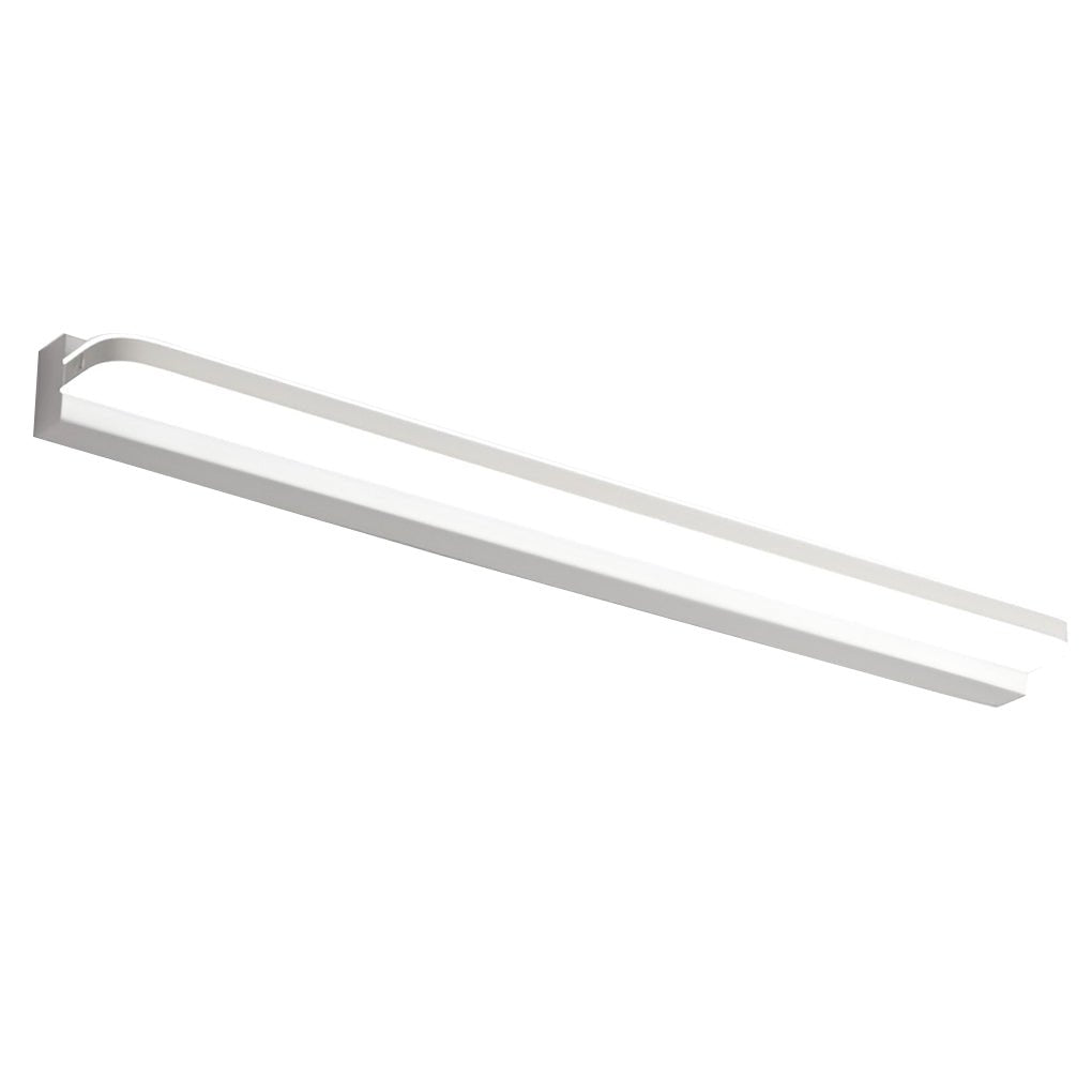LED Bathroom Vanity Light with Wall-Mounted Panel and Polished Iron Trim-Lighom