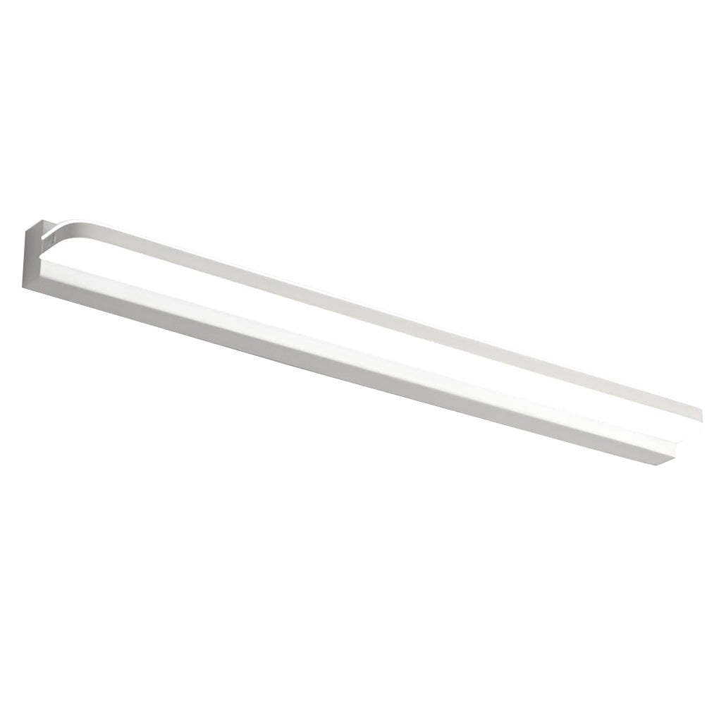 LED Bathroom Vanity Light with Wall-Mounted Panel and Polished Iron Trim-Lighom