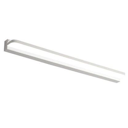 LED Bathroom Vanity Light with Wall-Mounted Panel and Polished Iron Trim-Lighom