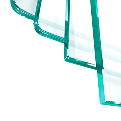 Black Glass Adjustable Display Cabinet