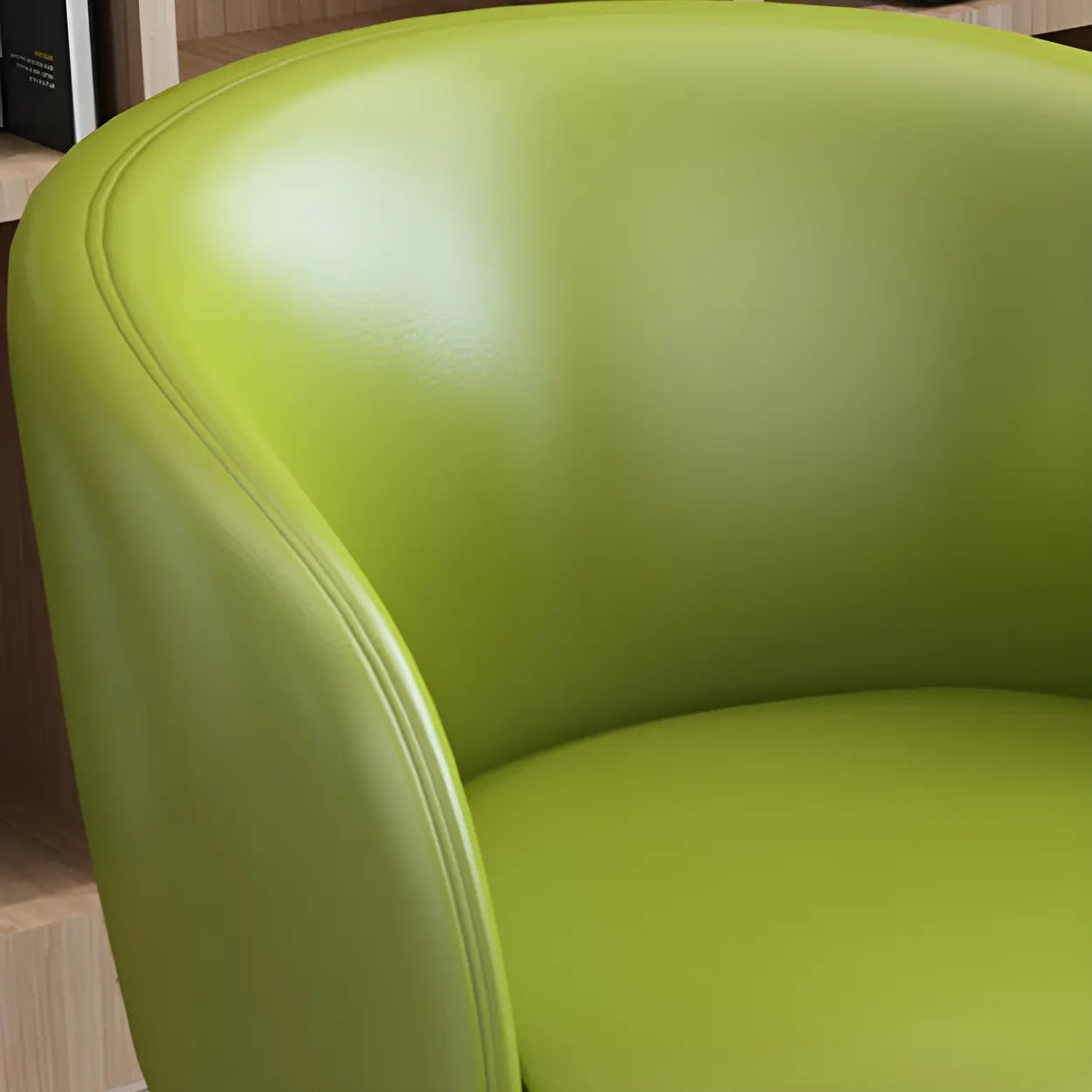 Stylish Green Compact Task Chair — Yellow / 2 Piece Set