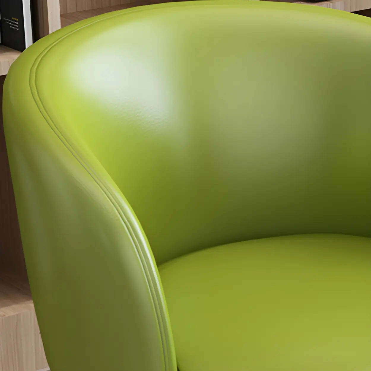 Stylish Green Compact Task Chair — Yellow / 2 Piece Set