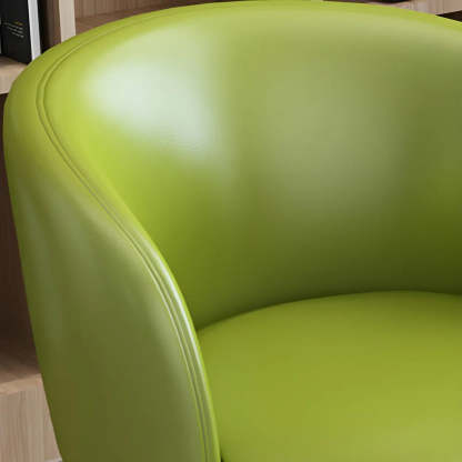 Stylish Green Compact Task Chair — Yellow / 2 Piece Set