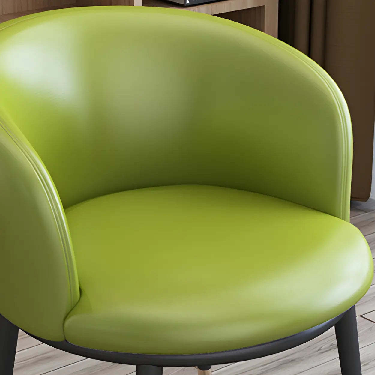 Stylish Green Compact Task Chair — Fluorescent Yellow / 1 Piece