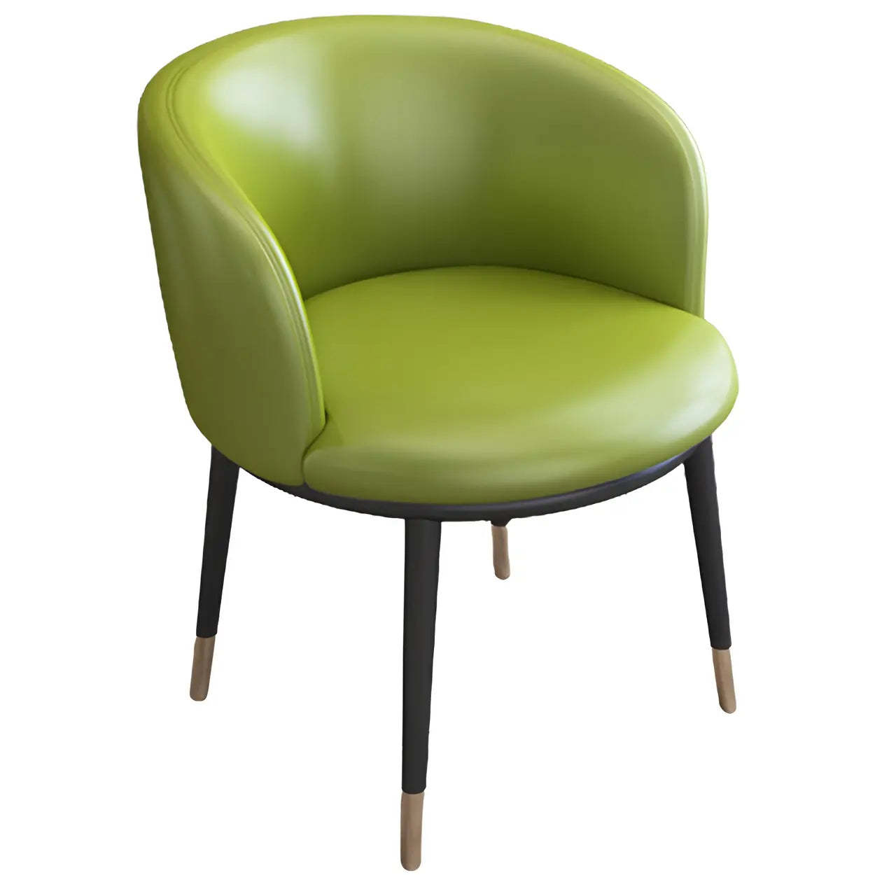 Stylish Green Compact Task Chair — Ginger / 4 Piece Set