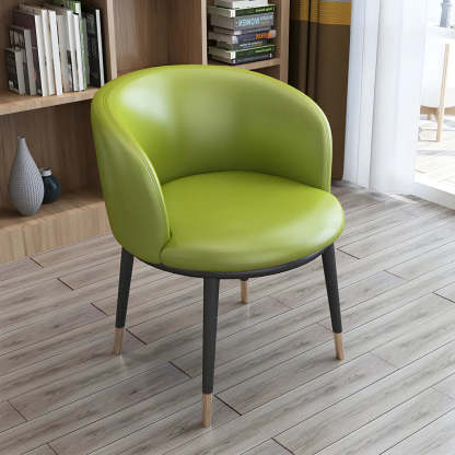 Stylish Green Compact Task Chair — White / 1 Piece