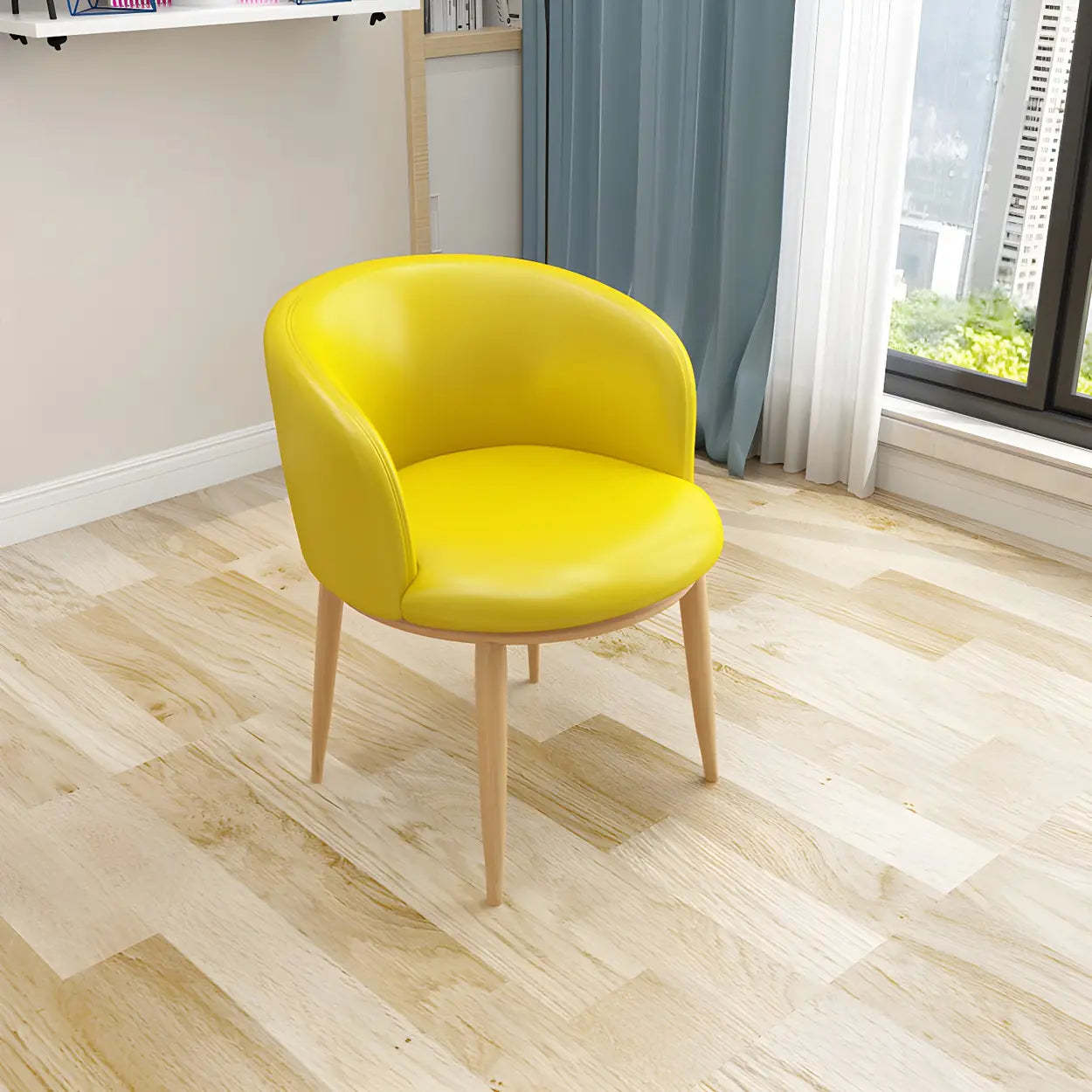 Stylish Green Compact Task Chair — Khaki / 1 Piece