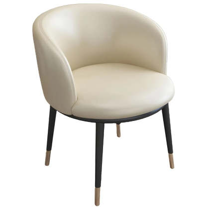 Stylish Green Compact Task Chair — Beige / 2 Piece Set