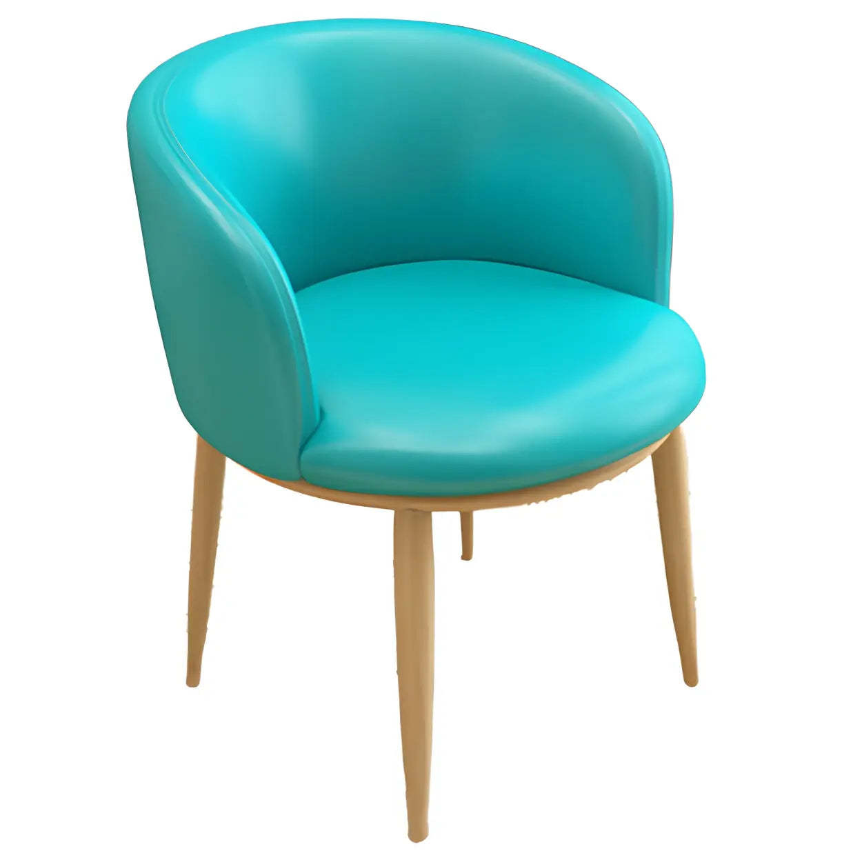 Stylish Green Compact Task Chair — Blue / 1 Piece