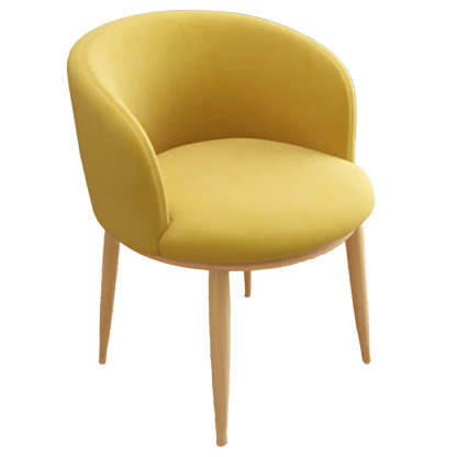 Stylish Green Compact Task Chair — Sky Blue / 1 Piece