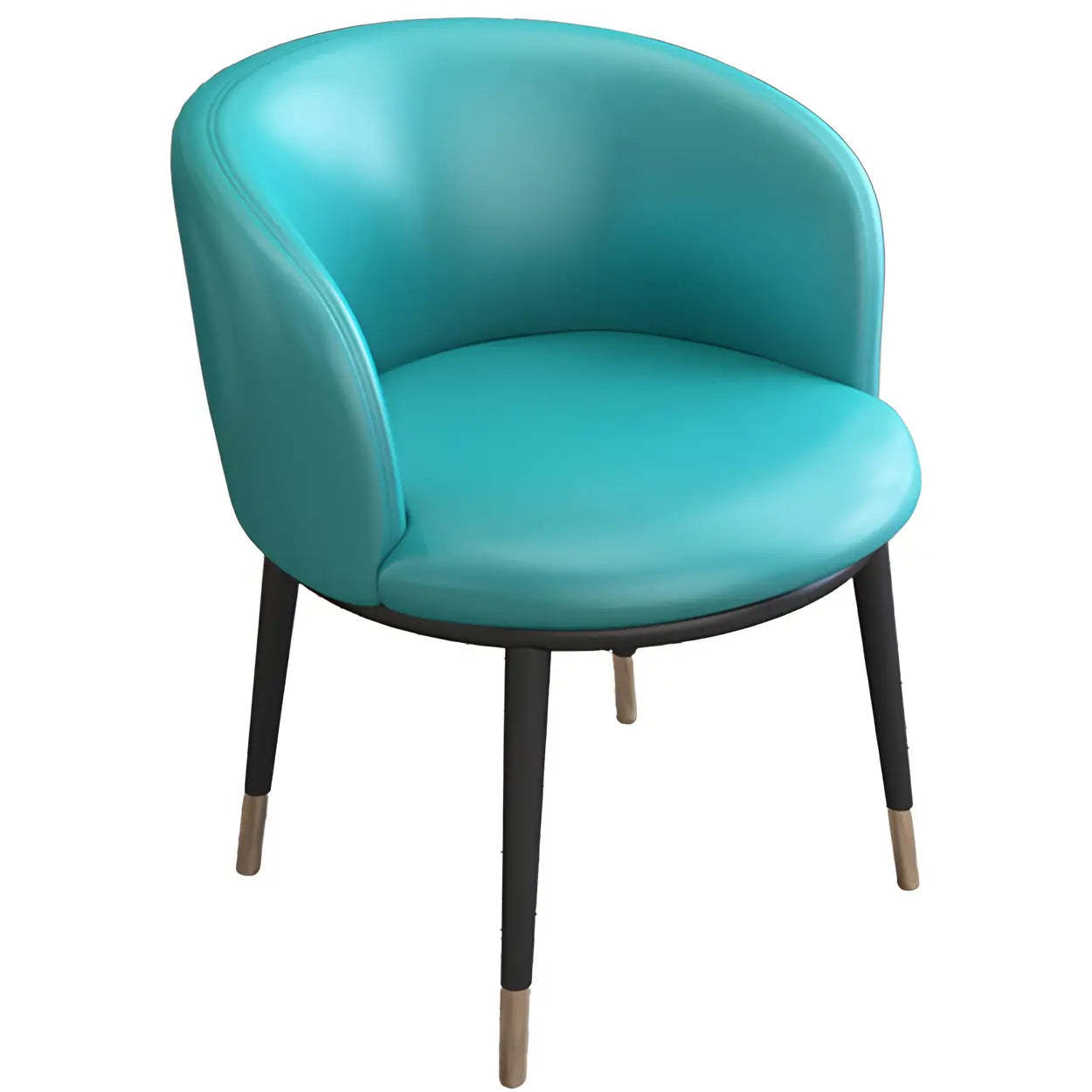 Stylish Green Compact Task Chair — Sky Blue / 4 Piece Set