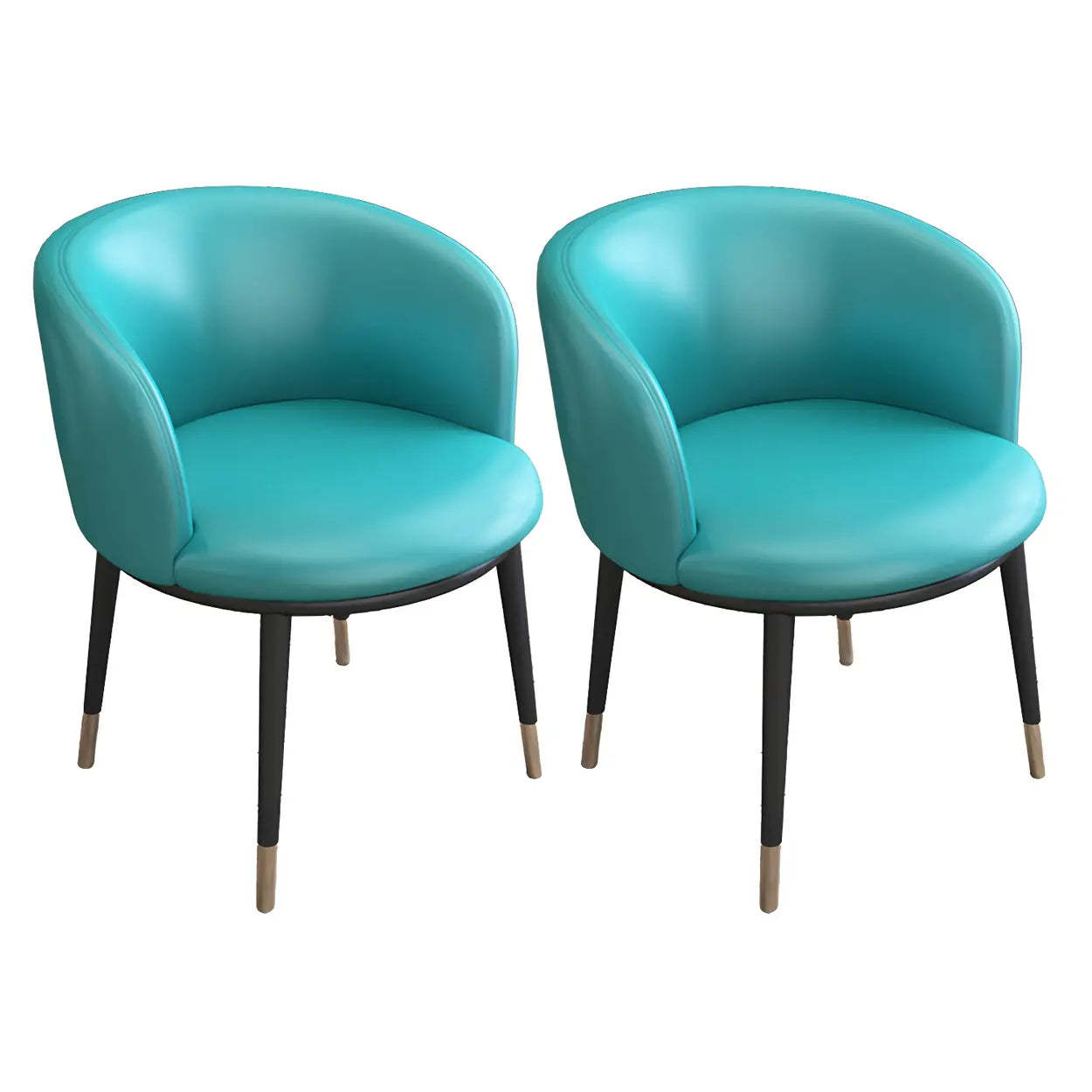 Stylish Green Compact Task Chair — Gray-Yellow / 1 Piece