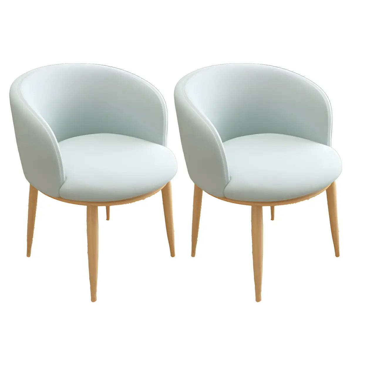 Stylish Green Compact Task Chair — Grey / 1 Piece