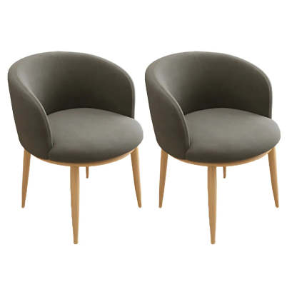 Stylish Green Compact Task Chair — Smoke Gray / 1 Piece