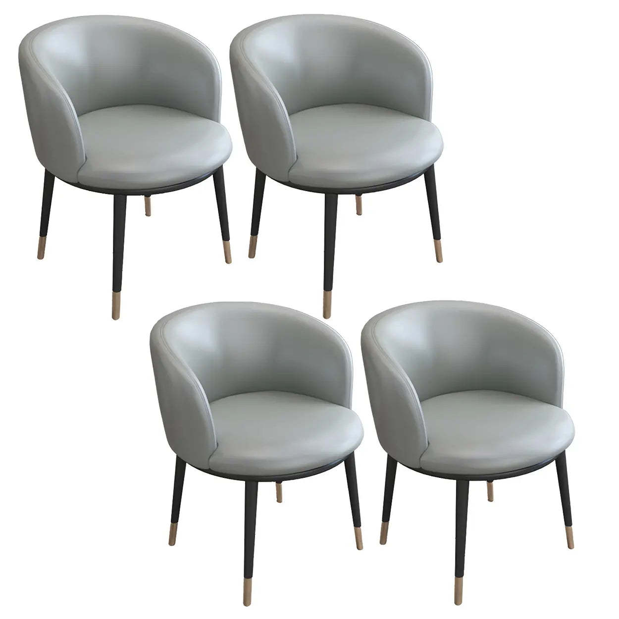 Stylish Green Compact Task Chair — Dark Blue / 1 Piece