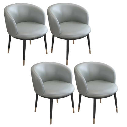 Stylish Green Compact Task Chair — Dark Blue / 1 Piece