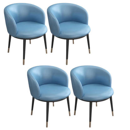Stylish Green Compact Task Chair — Light Gray / 1 Piece