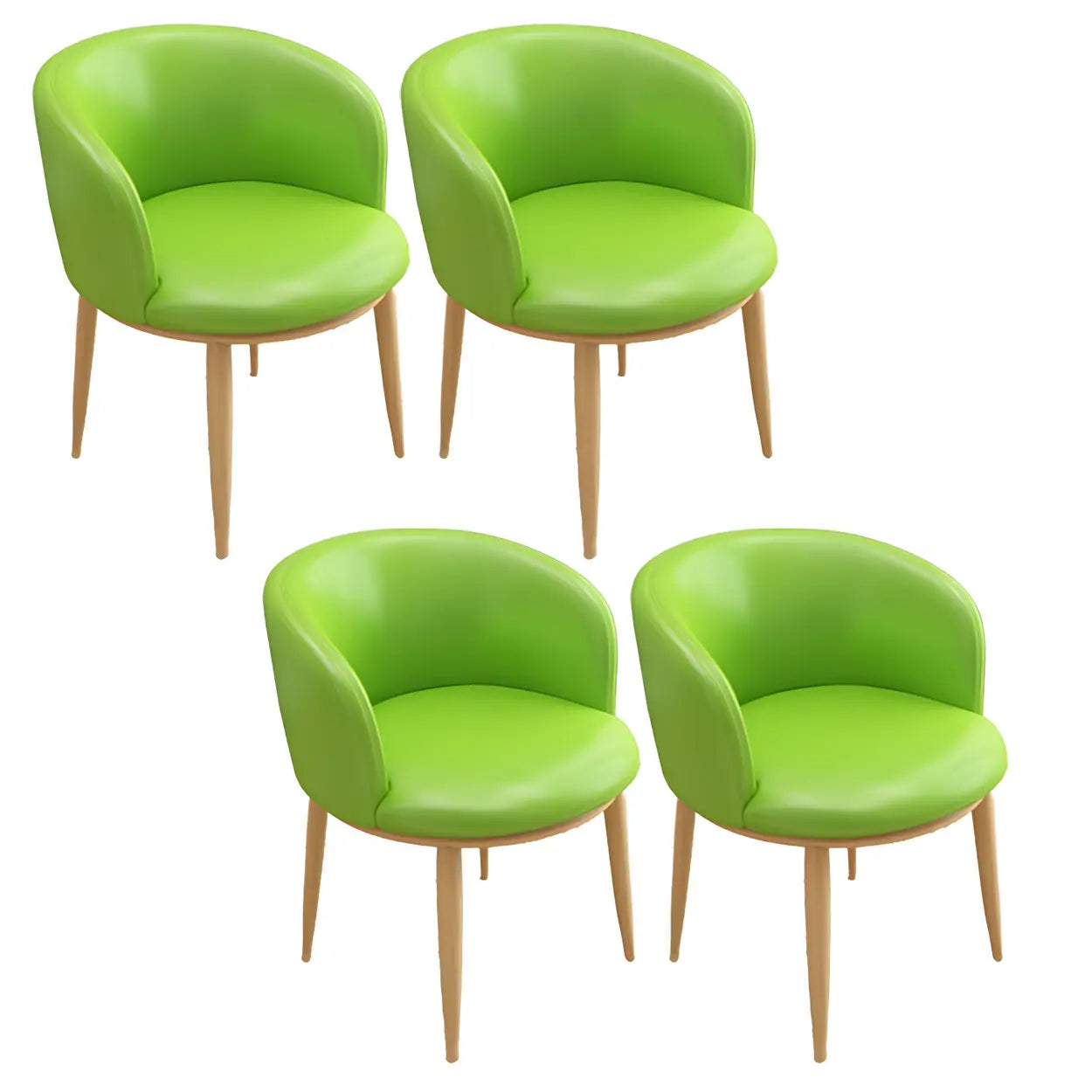 Stylish Green Compact Task Chair