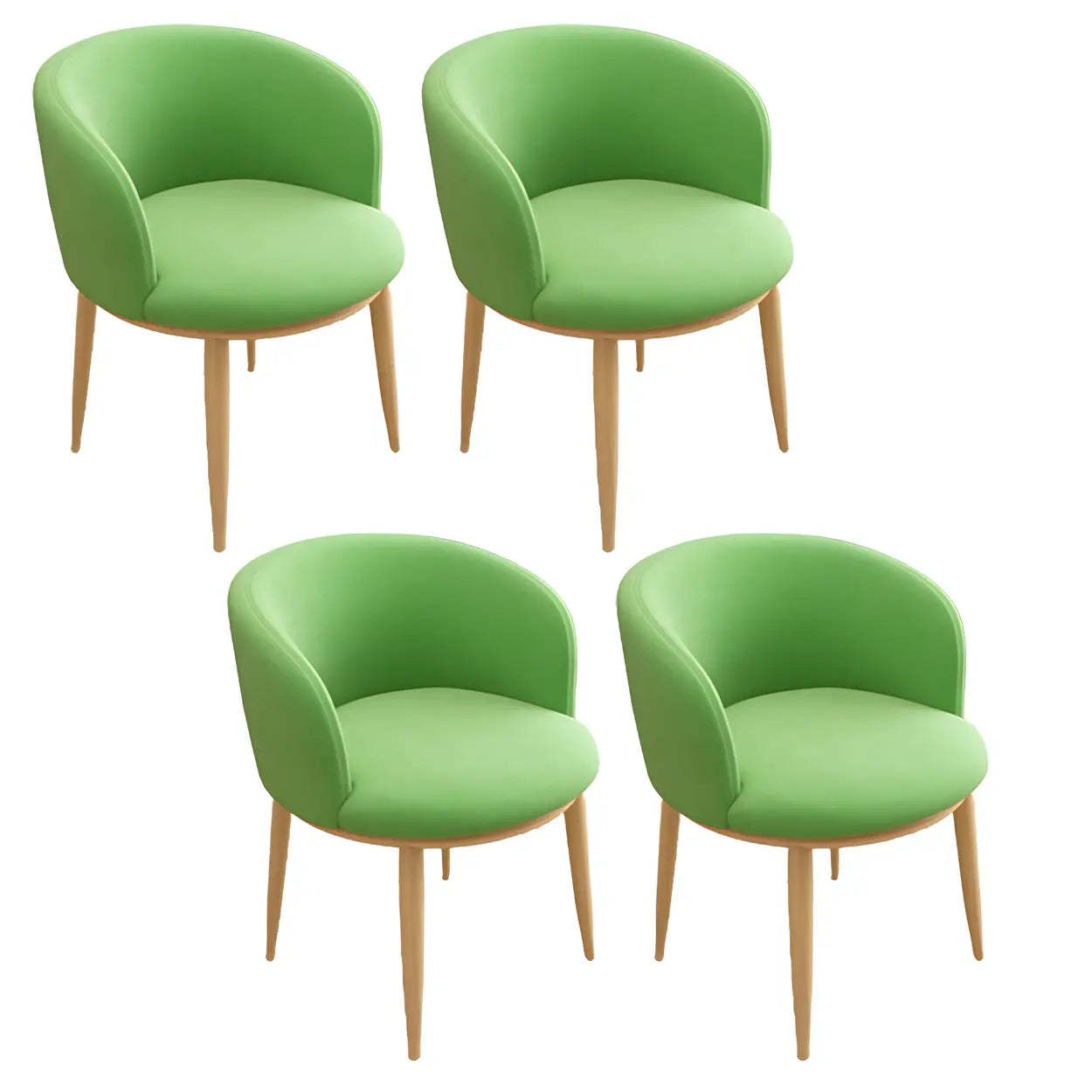 Stylish Green Compact Task Chair