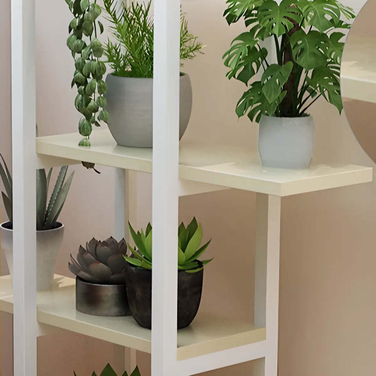 Stylish Rectangle Wood Indoor Plant Stand