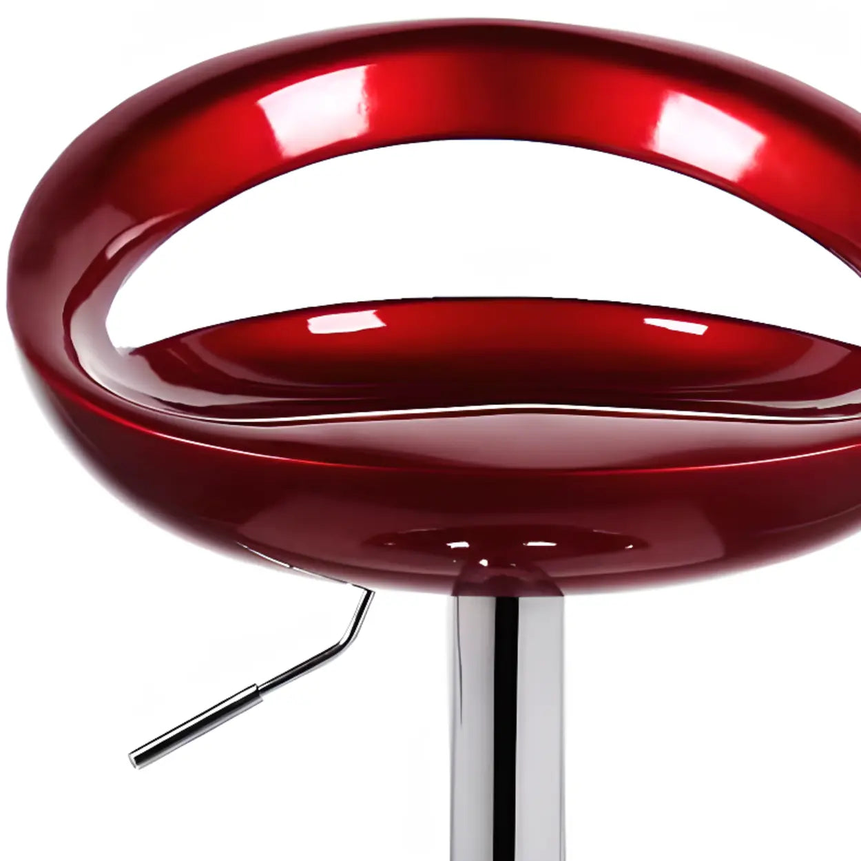 Adjustable Swivel Bucket Bar Stool — Green