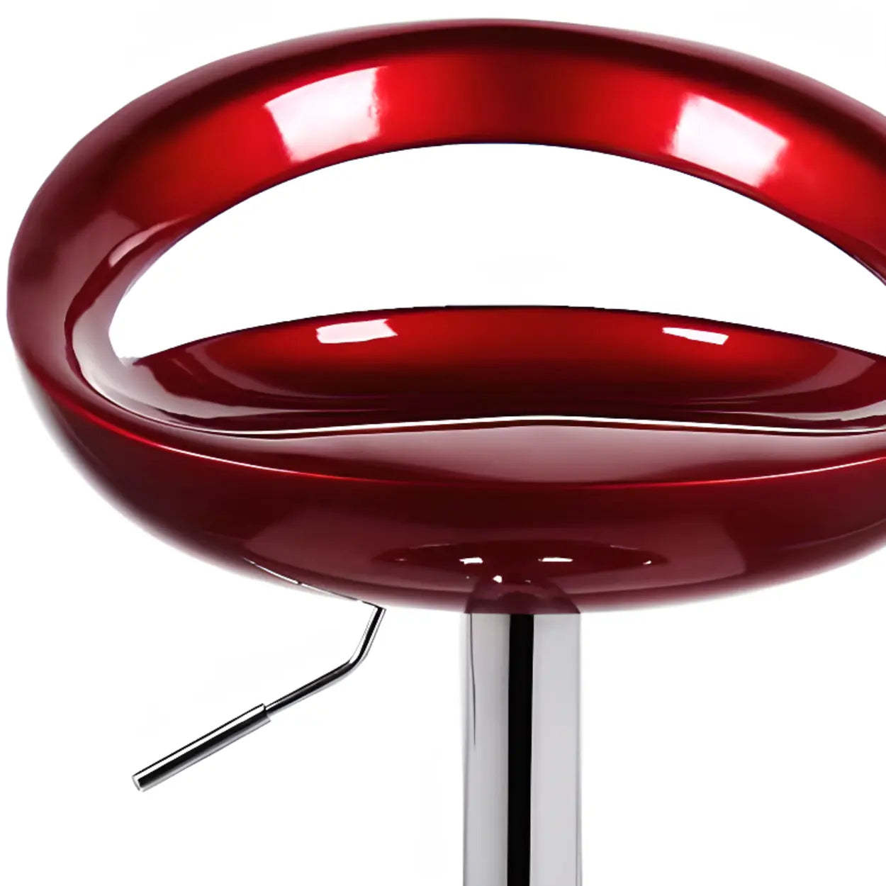 Adjustable Swivel Bucket Bar Stool — Green