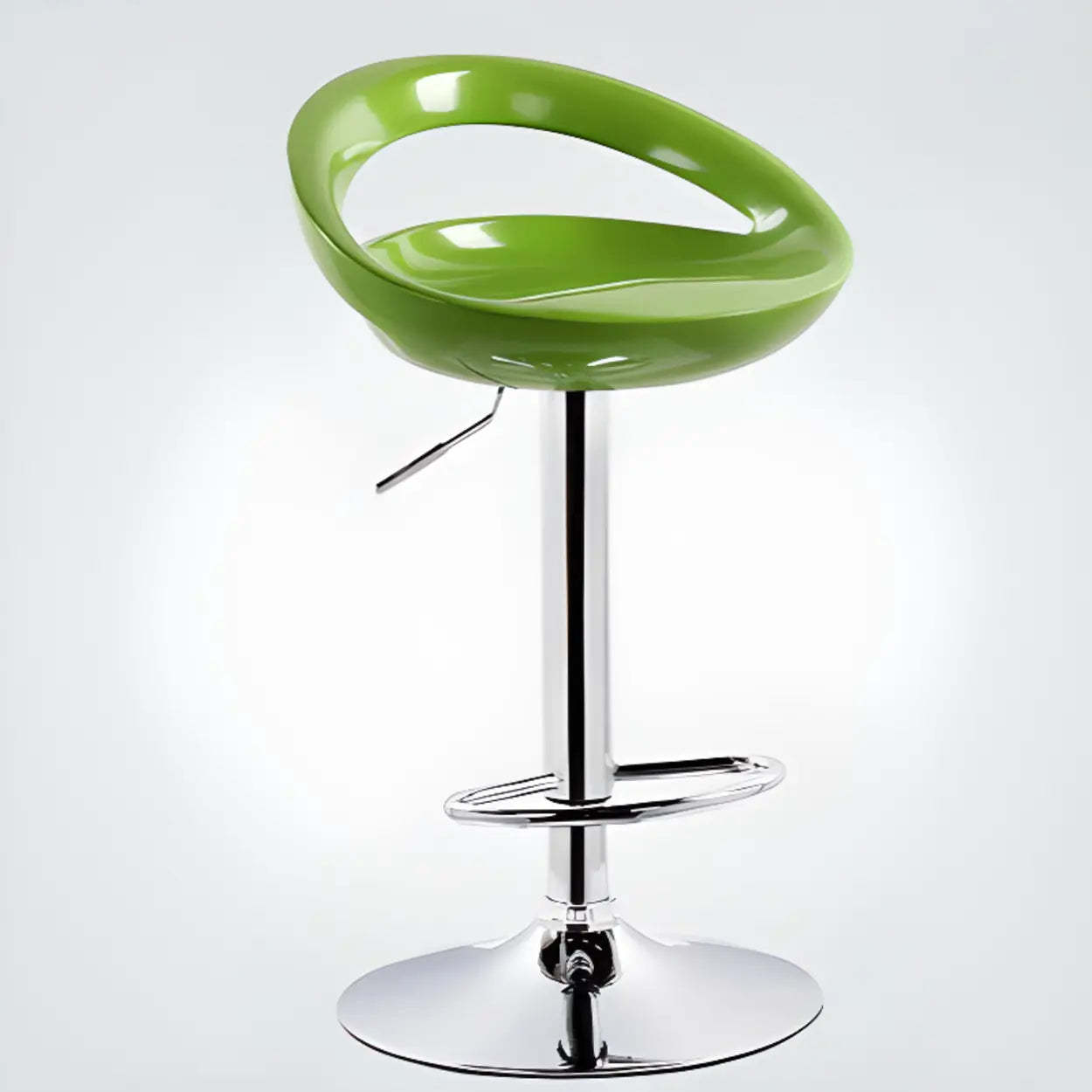 Adjustable Swivel Bucket Bar Stool — Royalblue