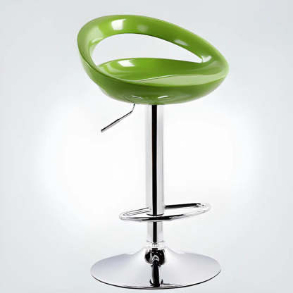 Adjustable Swivel Bucket Bar Stool — Royalblue