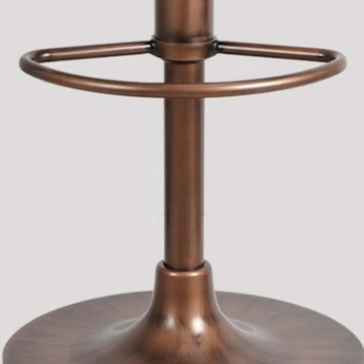 Swivel Leather Bucket Bar Stool with Back
