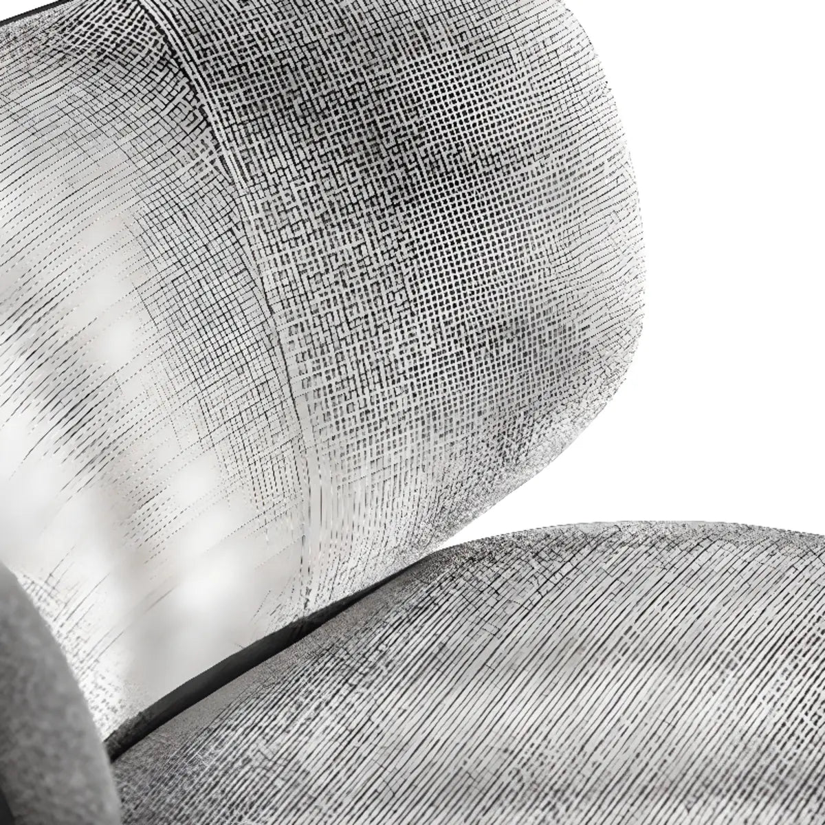 Swivel Fixed Back Textured Side Chair