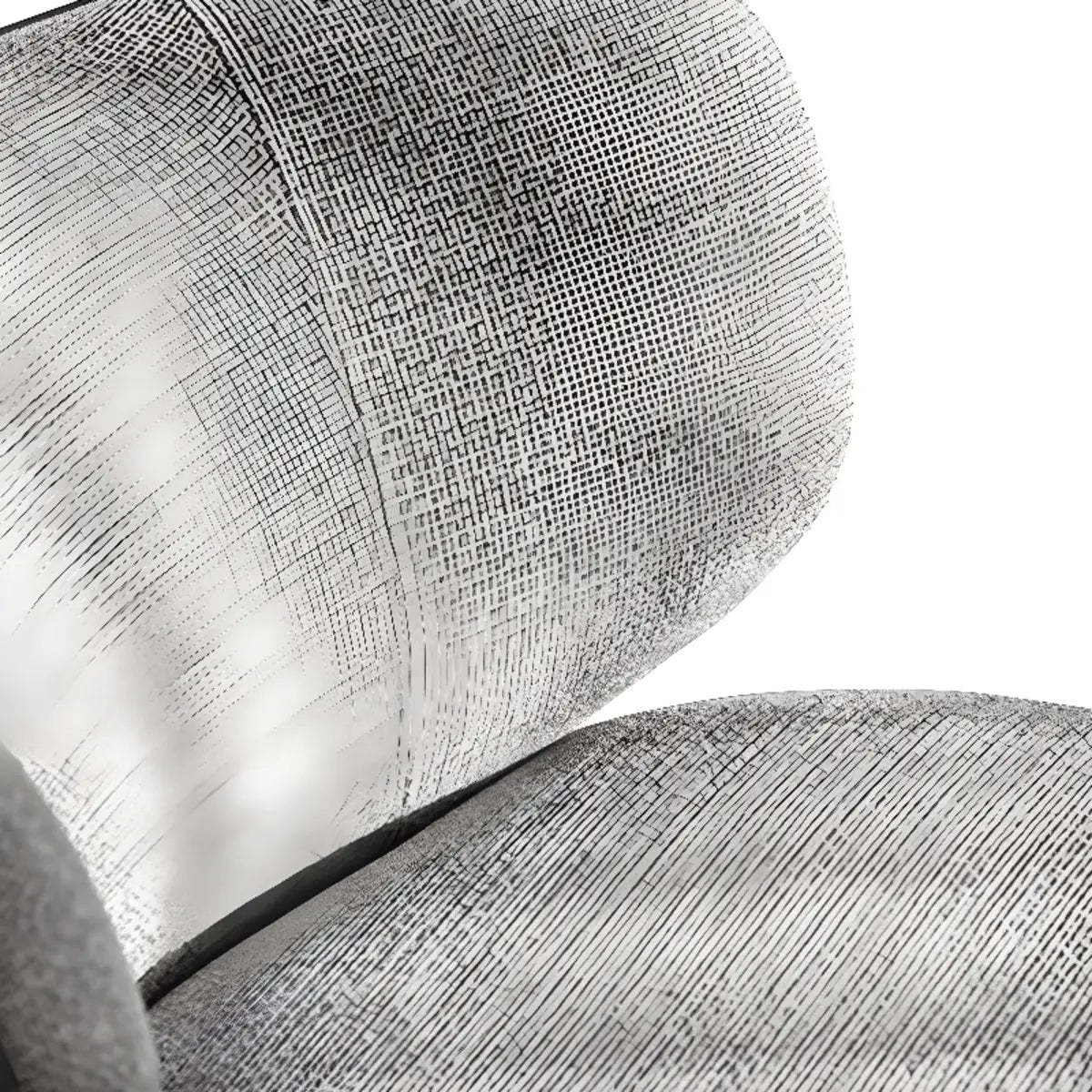 Swivel Fixed Back Textured Side Chair