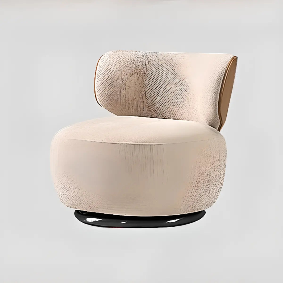 Swivel Fixed Back Textured Side Chair