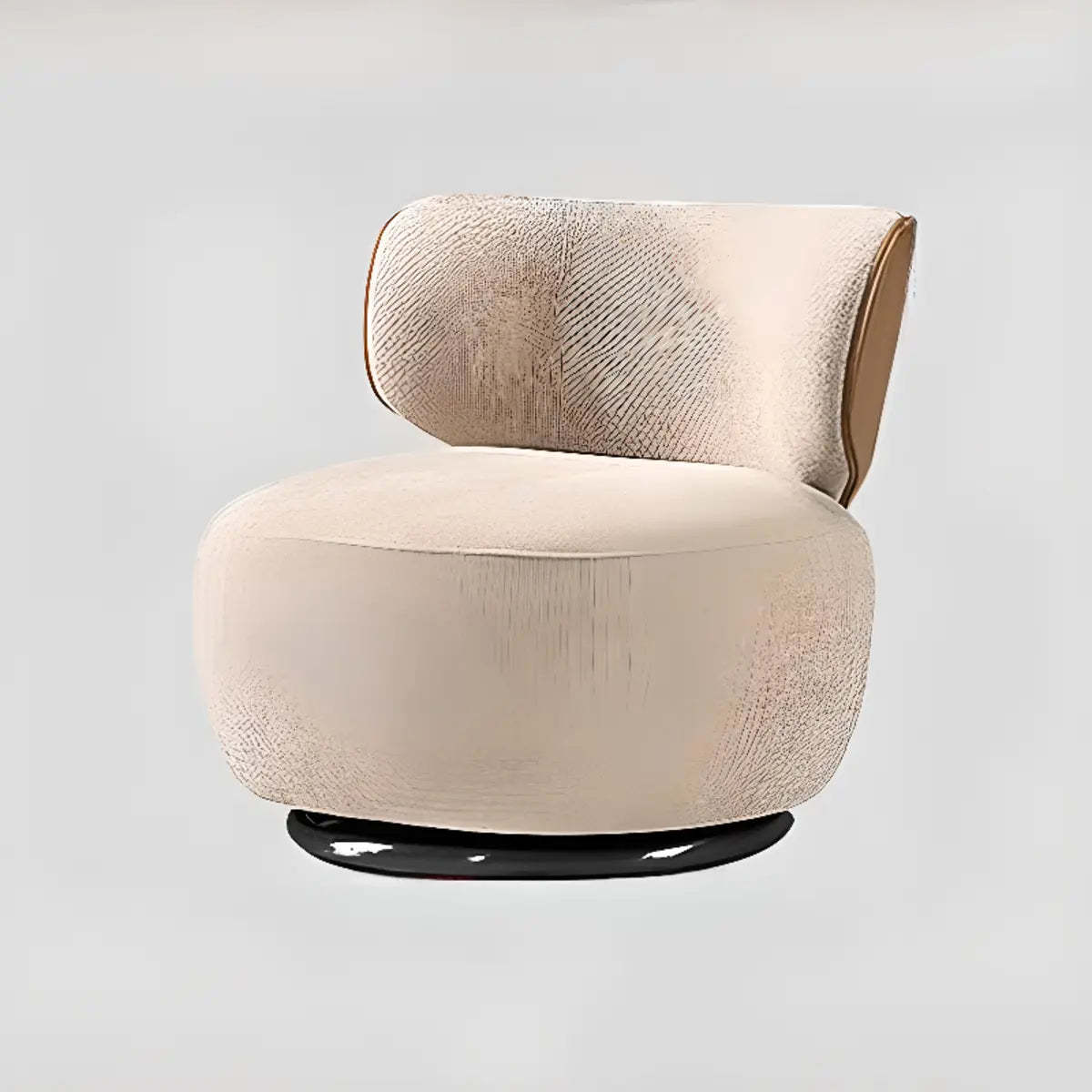 Swivel Fixed Back Textured Side Chair