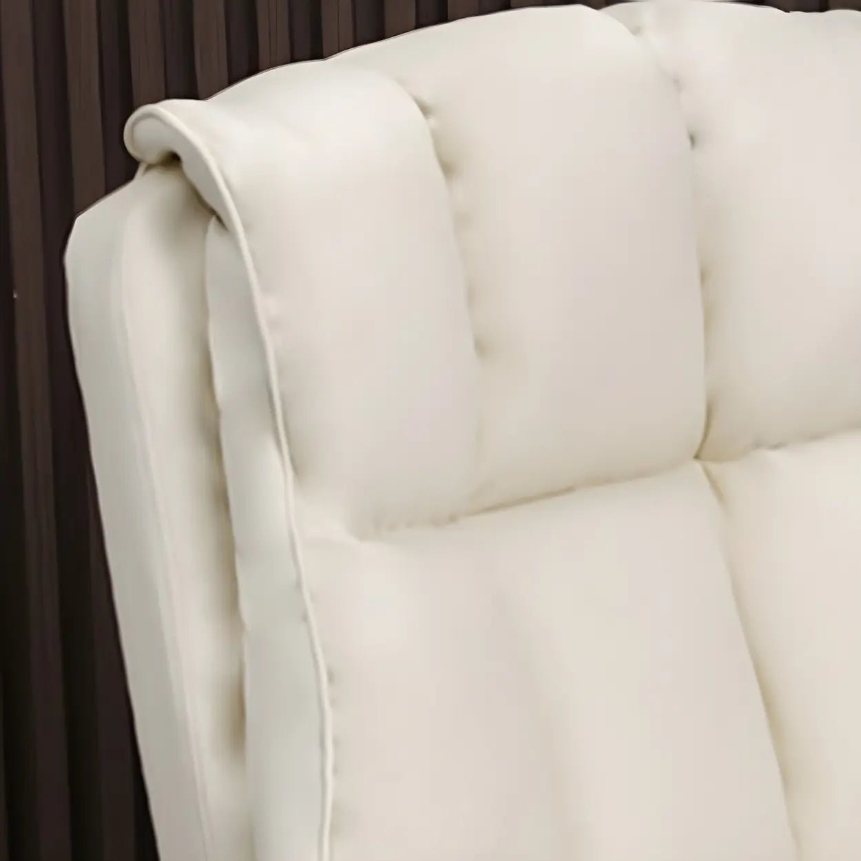 Swivel Ergonomic Leather Office Chair with Footrest