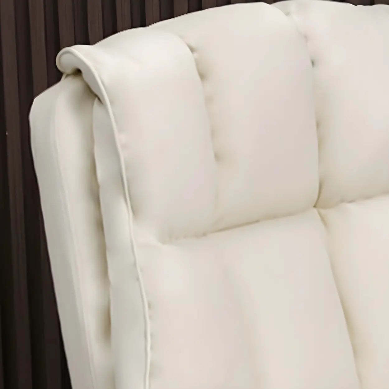 Swivel Ergonomic Leather Office Chair with Footrest